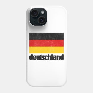 Deutschland / Germany Faded Style Flag Design Phone Case