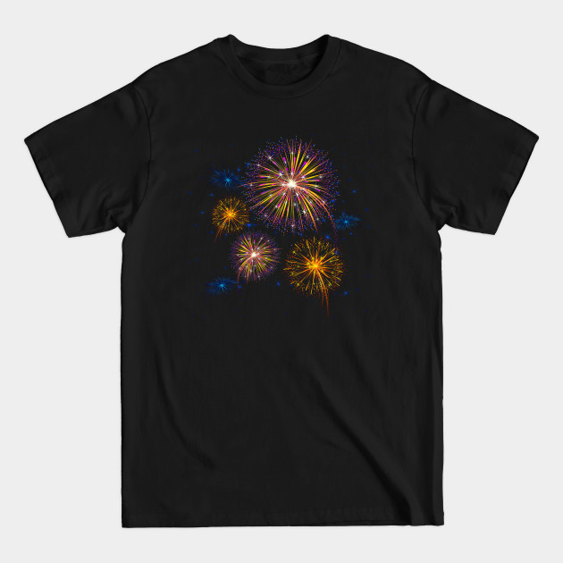 Disover Colorful Fireworks - Fireworks - T-Shirt