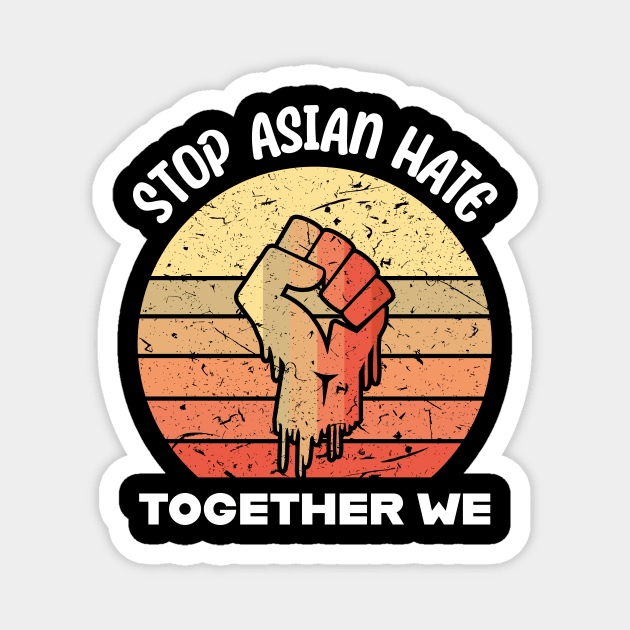 Stop Asian Hate Crimes asian community supporter Magnet by star trek fanart and more