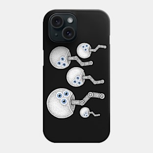 Field of Mechanical Fungi Phone Case