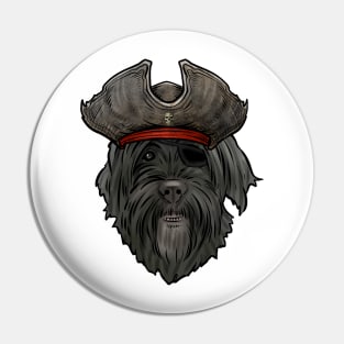 Portuguese Water Dog Pirate Pin