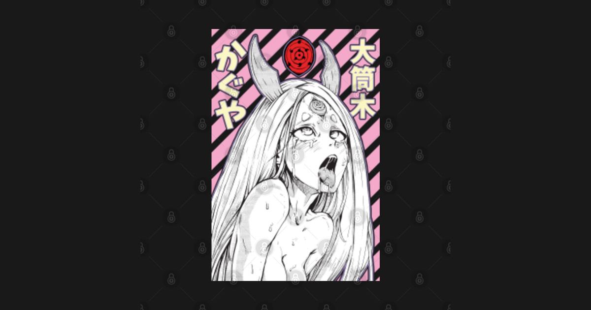 Kaguya Otsutsuki Ahegao Echi Kaguya Otsutsuki Anime And Manga Mask Teepublic