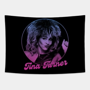 Tina Turner // Retro Fan Art Design Tapestry