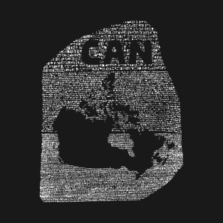 Rosetta Stone Canada Map Shape T-Shirt
