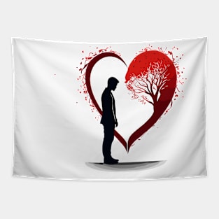 Lost in You - I Love My Valentine Tapestry