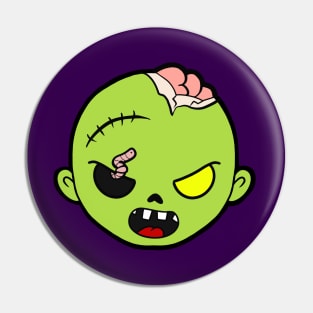 Chibi Zombie Pin