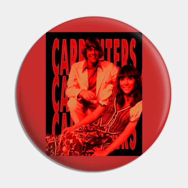 CARPENTERS  // Dark Cover Art Pin by CreatenewARTees