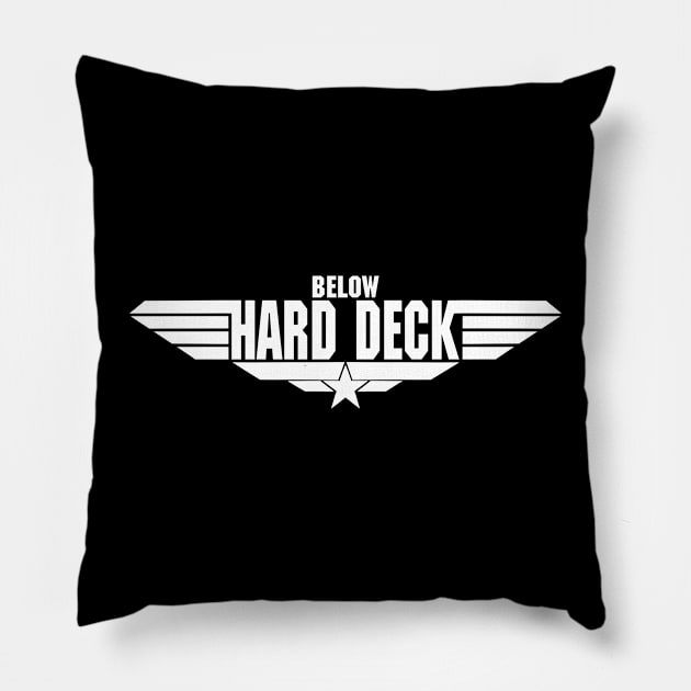 Top Gun Maverick Below Hard Deck Pillow by ArtIzMuzikForTheEyez