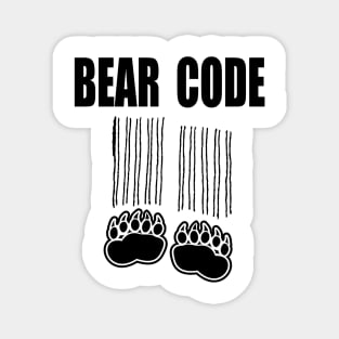 bear code Magnet