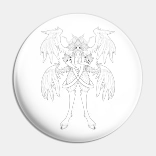 Angel Faun Pin