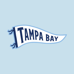 Tampa Bay Pennant - Light Blue T-Shirt