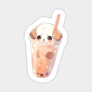 shih tzu Boba Tea! Magnet