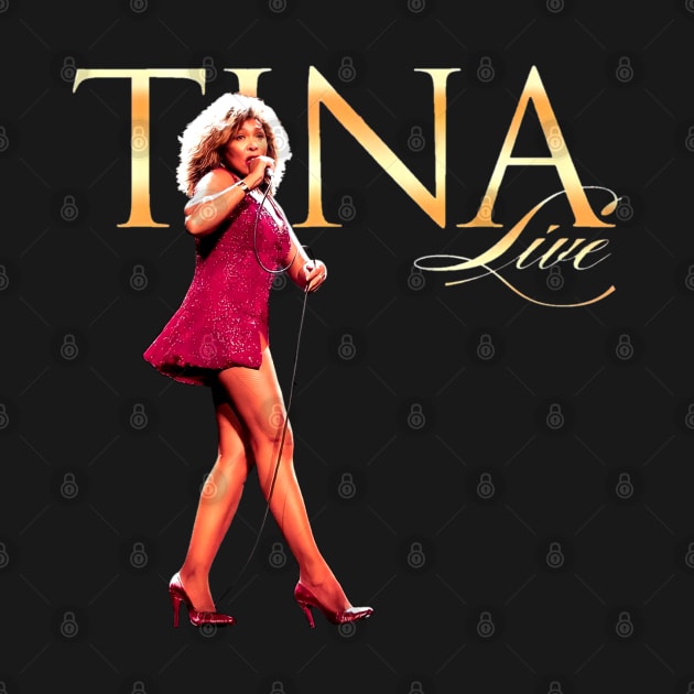 Tina Turner t-shirt by Tomblo