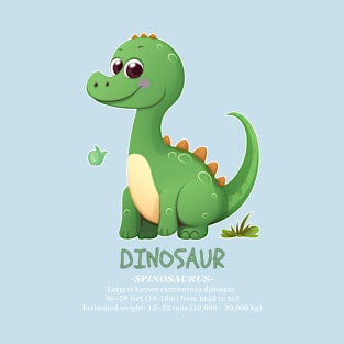 Cute Dinosaur Spinosaurus for Dark T-shirt T-Shirt