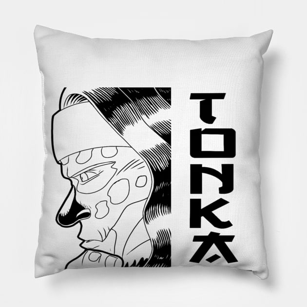 Tonka 3:16 Pillow by Schmeckle