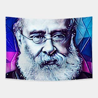 Anthony Trollope Snowy Portrait | Anthony Trollope Artwork 6, Tapestry