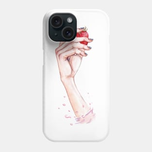 Hungry for Strawberries Phone Case