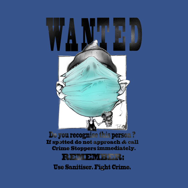 Discover WANTED - Face Mask Coronavirus - T-Shirt