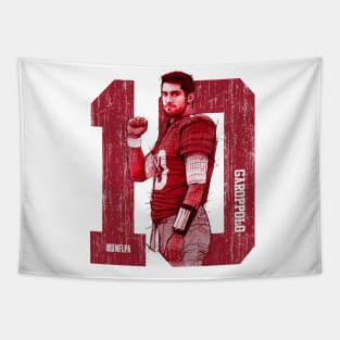 Jimmy Garoppolo San Francisco Fist Pump Tapestry