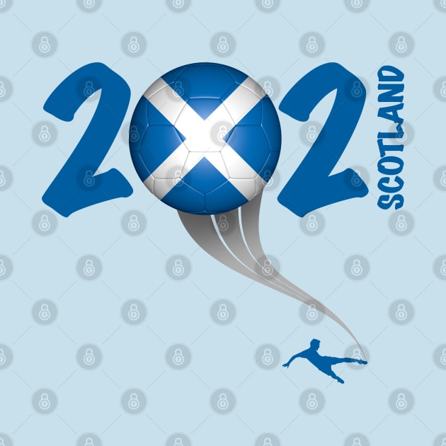 Scotland Euro Soccer 2021 by DesignOfNations