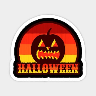 halloween pumpkin silhouette Magnet