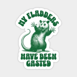 My Flabbers Have Been Gasted Funny Possum Magnet
