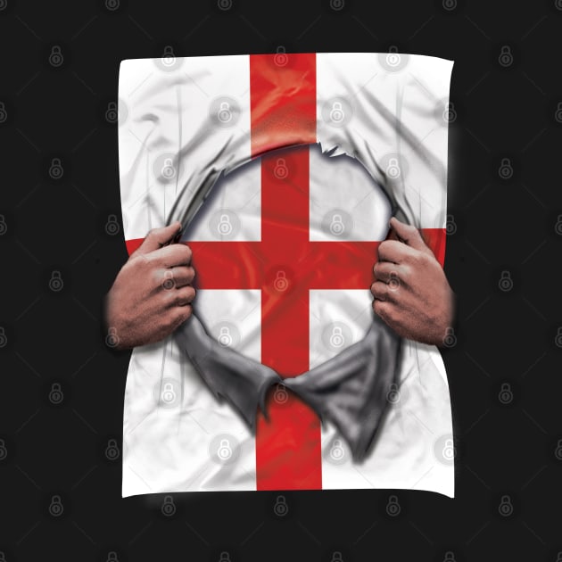 England Flag English Flag Ripped - Gift for English From England by Country Flags