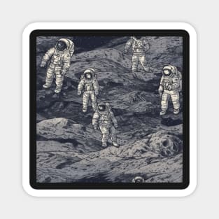 Astronaut Pattern Magnet