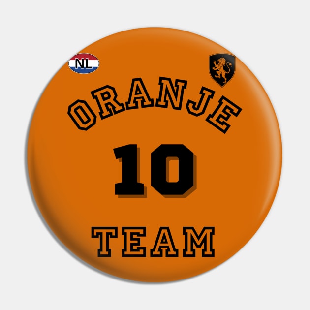 Oranje Team Dutch Gift Pin by stressless