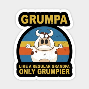 Grumpa Like A Regular Grandpa Only Grumpier Magnet