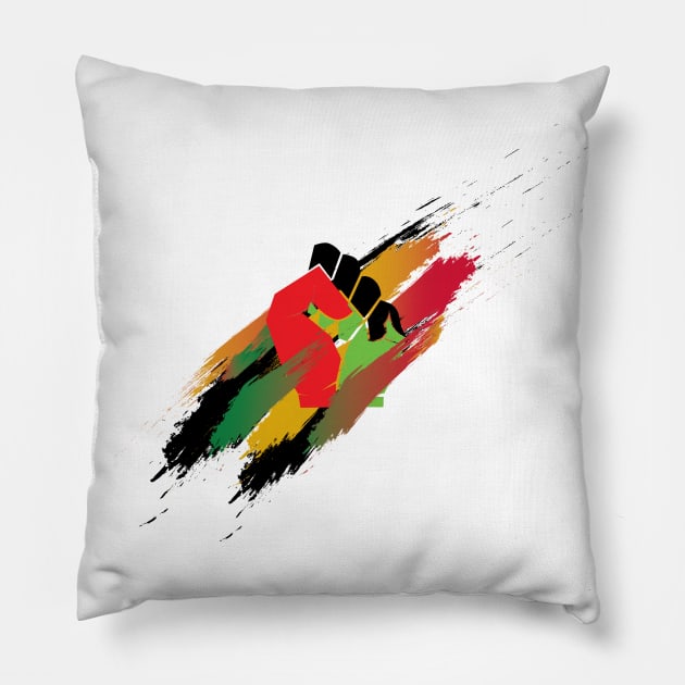 Juneteenth Colors Pillow by Adotreid