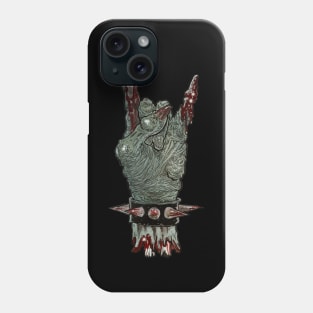 Zombie Horns Up Sigh Hand Gesture Phone Case