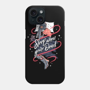 Sleeping dead - zombie tee Phone Case