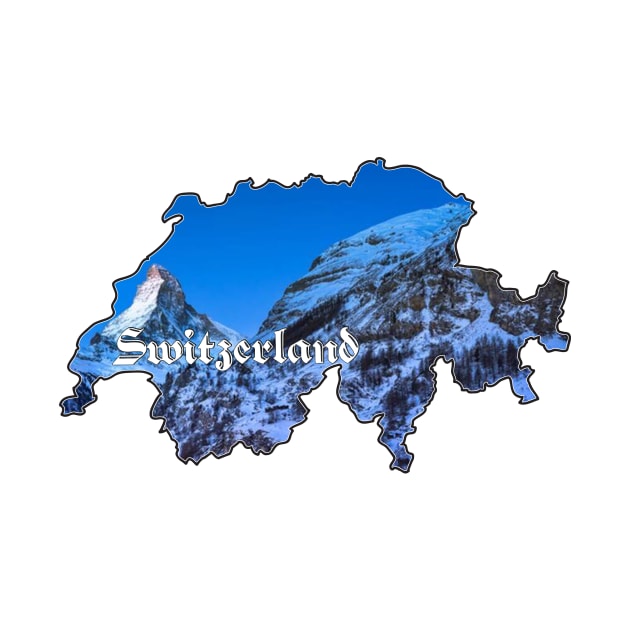 Switzerland Map by ACGraphics