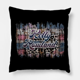 Rainbow Kelly Graphic Proud Name Birthday 70s 80s 90s Pillow