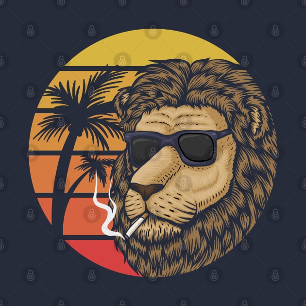 Lion Head smoking by medhat