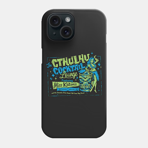 Cthulhu Cocktail Lounge Phone Case by heartattackjack