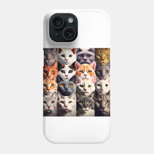 Cats Cats Cats Pattern Phone Case