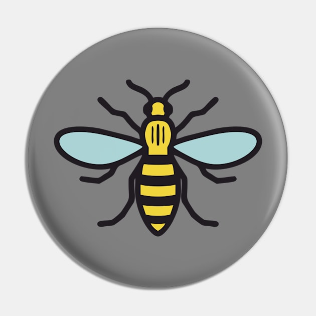 Manchester Bee Pin by JamieEvans