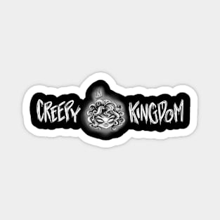 Creepy Kingdom Black & White Magnet