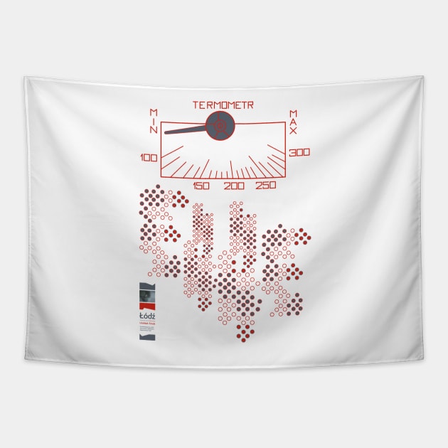 Lodz. My City. Oven thermometer 1. Tapestry by typohole