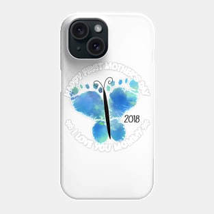 First Mom's Day Blue Phone Case