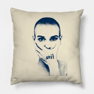 Sinead O'Connor - Blue Vintage Pillow