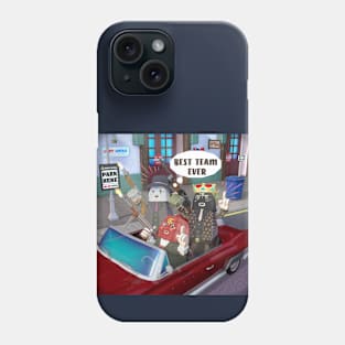 Street Gangster. Drive a red car to rob Phone Case