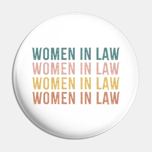 women in law Pin