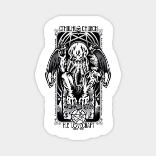 Cthulhu's Church Magnet