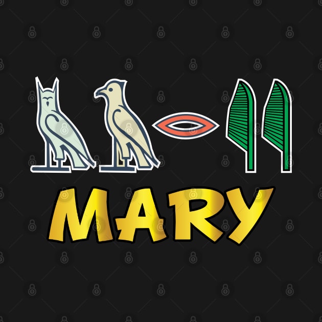 MARY-American names in hieroglyphic letters,  a Khartouch by egygraphics