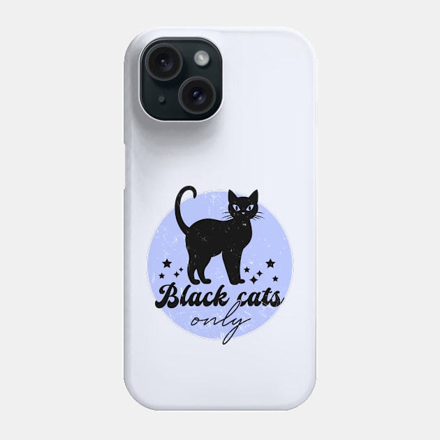 Black Cats Rule Matter Phone Case by ShopBuzz