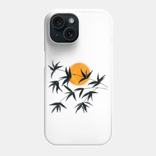 Moon and Bamboo Phone Case