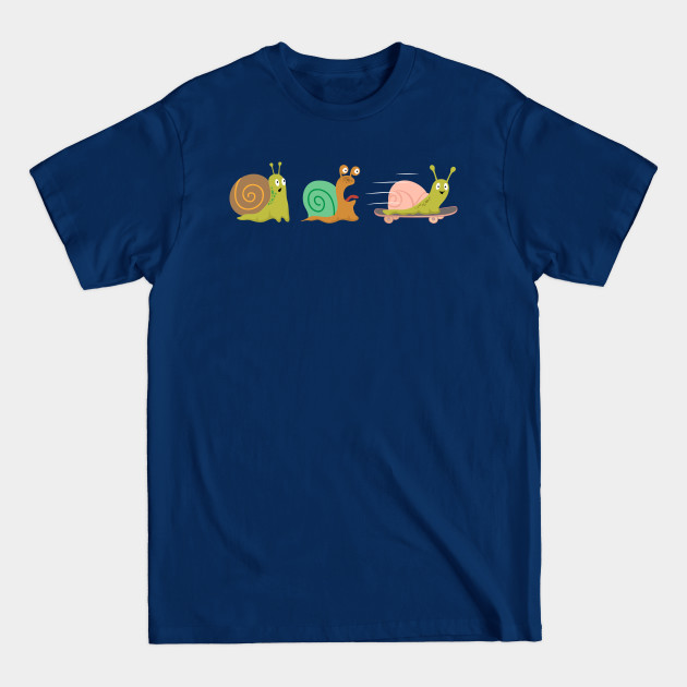 Snails Skateboard Trubo Snail Race - Snail - T-Shirt